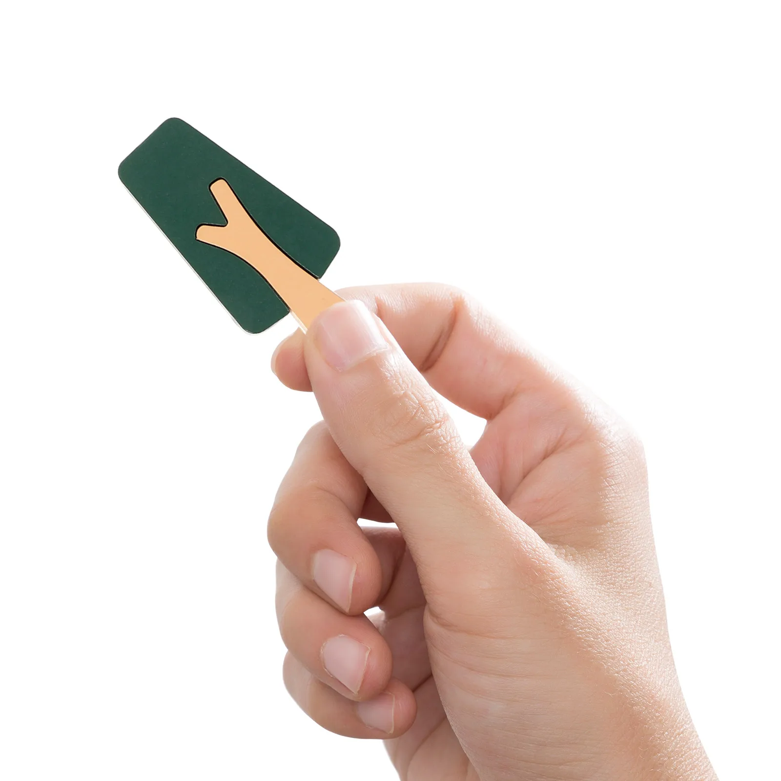 11-delige houten baanboomaccessoires miniatuurplanten kerstbeeldjes flessenborstel bomen bos zintuiglijk speelgoed