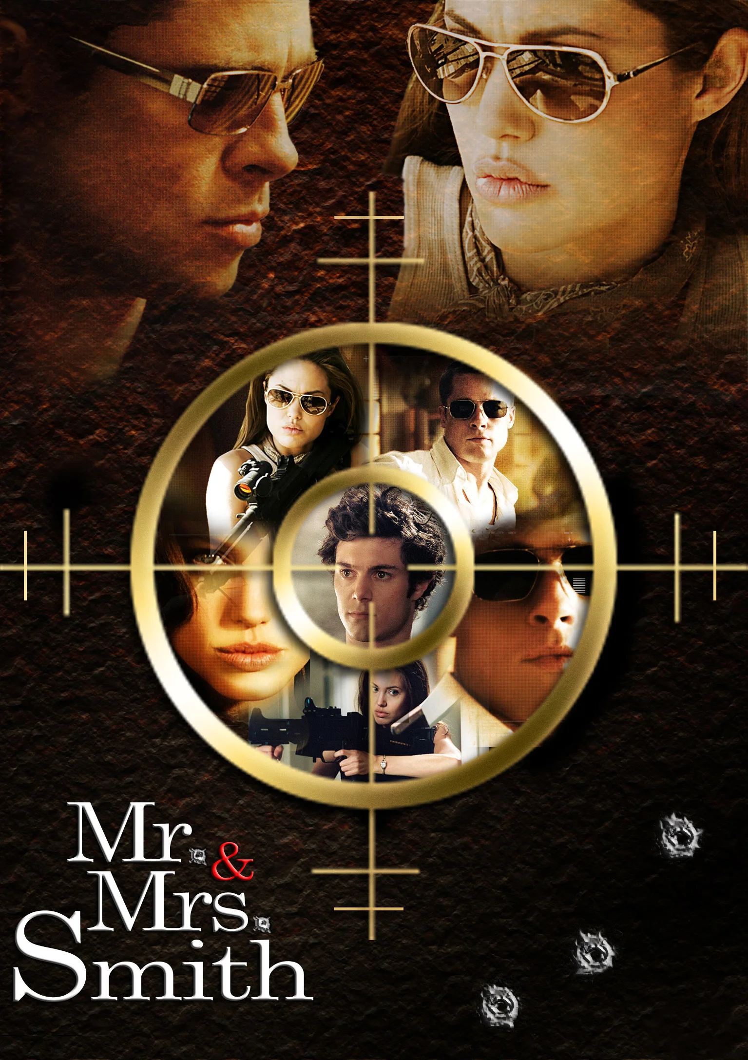 أفلام أنجلينا جولي لوحات فنية على قماش اللوحة Mr. and Mrs. Smith صور مطبوعة ، فن حديث ، غرفة نوم ، قهوة ، ديكور منزلي #4