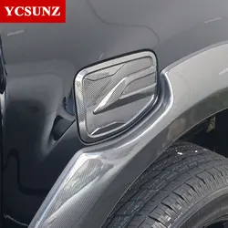 Carbon Fiber Gas Tank Cover For Ford Ranger Wildtrak T6 T7 T8 2012-2019 2020 2021 Double Cabin Car Accessories