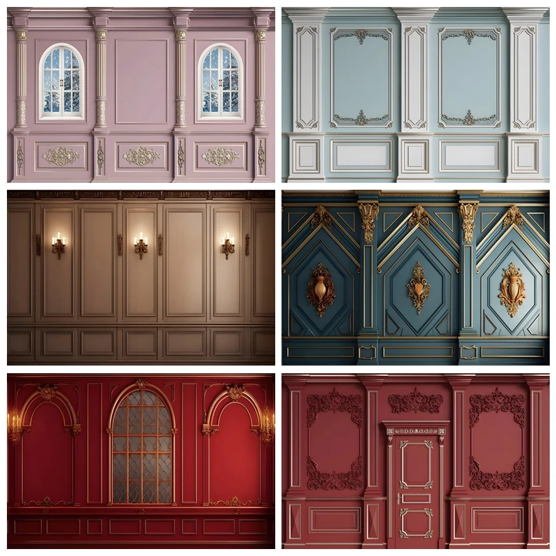 خلفية التصوير الفوتوغرافي الداخلية الرجعية الجدار ، قلعة خمر ، القصر ، أوروبا ، داخلي ، الزفاف ، ديكور استحمام الطفل ، صور خلفية الدعائم