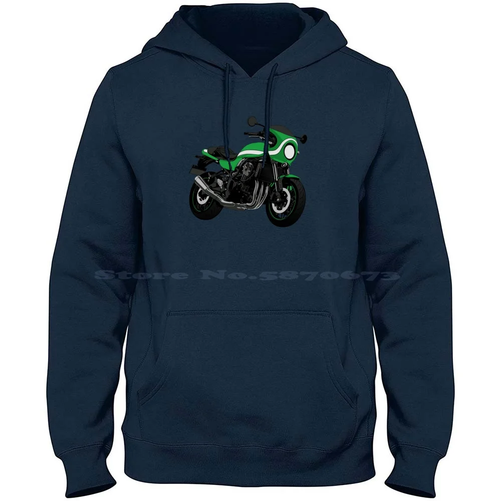 Motorcycle Z900rs Illustration 100% Cotton Hoodie Z900rs Cafe Motorcycle 2022 2022 Cafe Racer Z900rs Motorcycle Bike