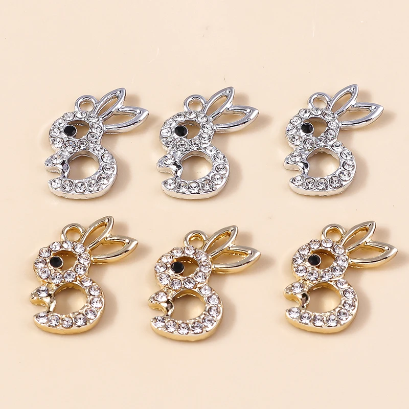 10 Stück niedliche Kristall-Legierungs-Anhänger in Tierform (Schildkröte, Eule, Elefant, Katze) zum Basteln von Halsketten, Ohrringen, DIY-Schmuck und Bastelarbeiten – Detail 19