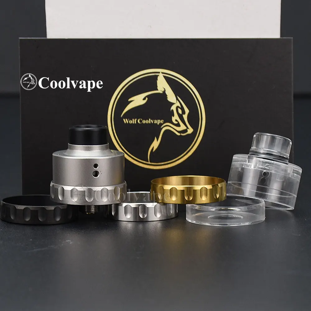 

Wolfcoolvape Haku Venna v2 RDA Replacement bellCap armor s rda 24mm Replacement Tank Tube bellcap vape