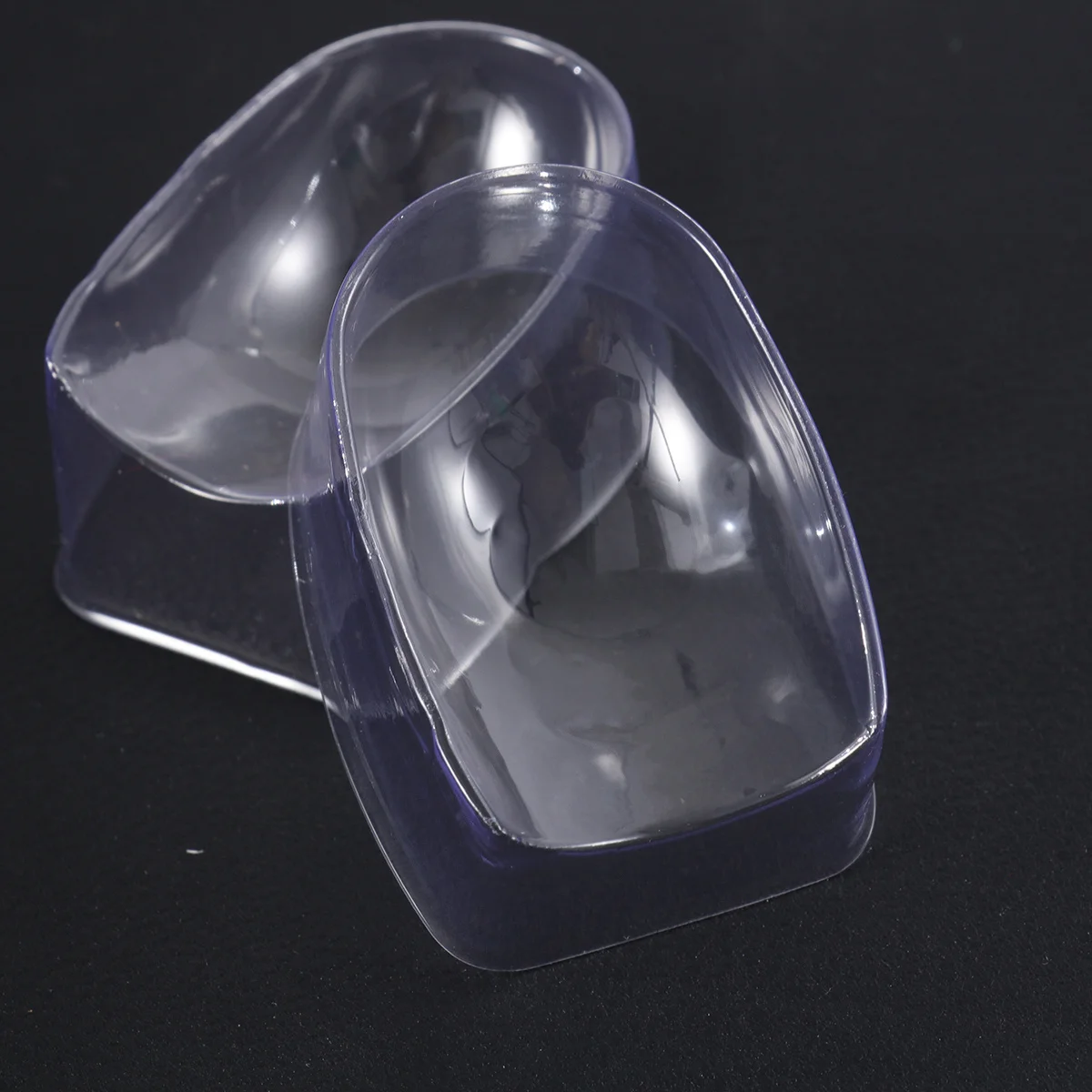 5 個のネイルパウダーコンテナ使い捨てネイルアートトレイ衛生的なマニキュアセットアップ家庭やサロンの装飾用マニキュアトレイ