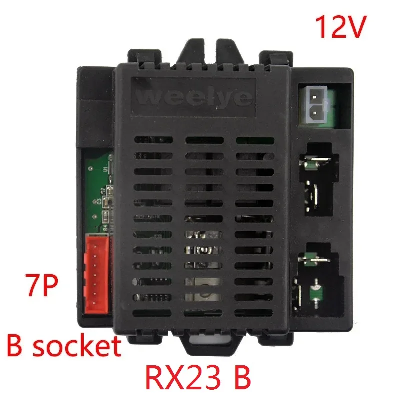 Wellye 전기 자동차 리시버 베이비 컨트롤러, 전기 장난감 액세서리, 2.4G 블루투스, RX23B, FCC2.4G12V, RX18, RX23, 4 드라이브