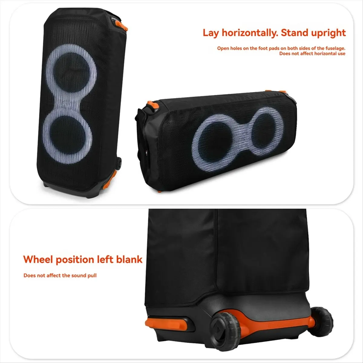 ^&*Summer sale-  Mesh Speaker Cover for PartyBox 710 Speaker, Slip Cover Protective Sleeve Case Speaker Replacement Cover