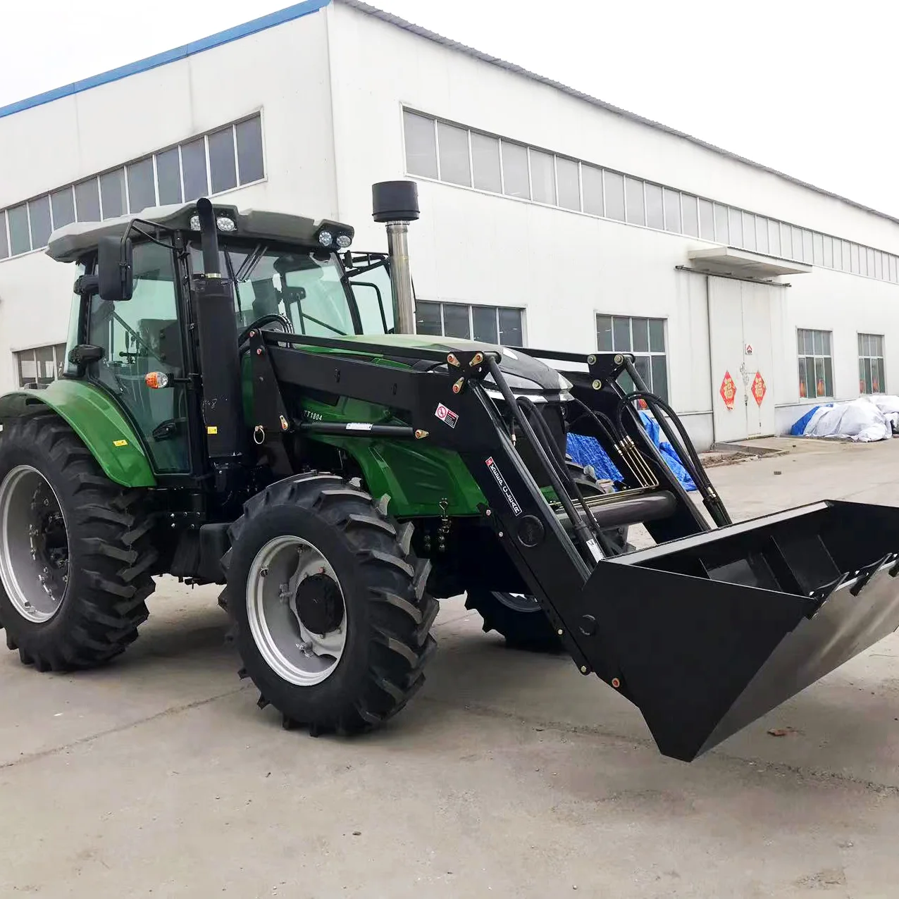 Free Shipping CE  Tractor 4x4 diesel Engine EPA Loader Tractor