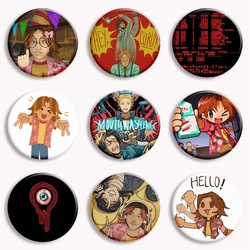 Hot Game Mouthwashing Anime Soft Button Pin Anya Daisuke Kawaii Brooch Badge Bag Decor Accessories Gamer Collect Friends Gifts