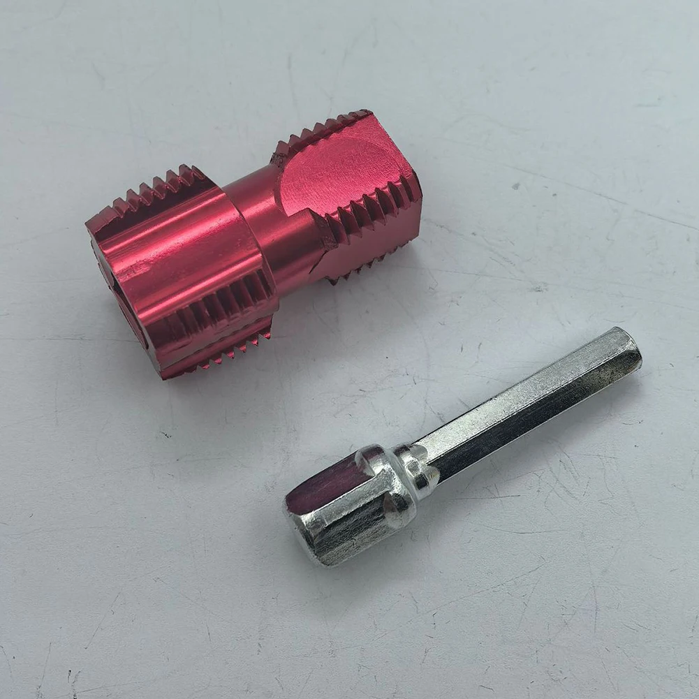 Electric Drill Adapter with 6 35mm Hex Shank for Connecting For 12 and 34 Inch Water Pipes Smooth Thread Design