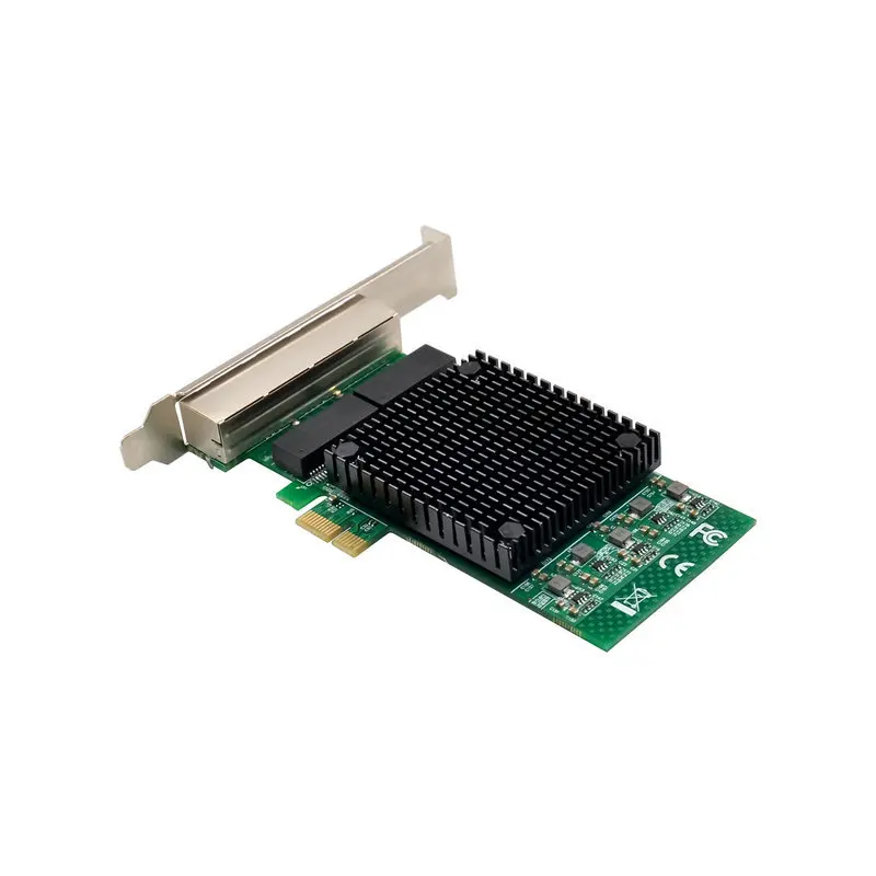 Atacado placa de rede de servidor PCI-E para placa de rede Gigabit Ethernet de 4 portas Desktop Ethernet Sea Spider Synology Soft Router