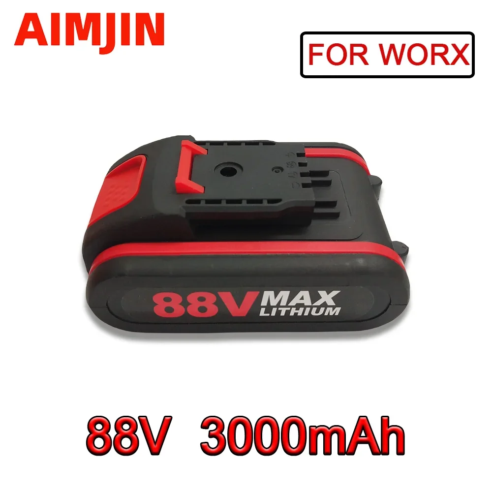 

For Worx 88V 3000mAh Rechargeable Li-ion Battery For Cordless Screwdriver Power Tools Replacement Battery