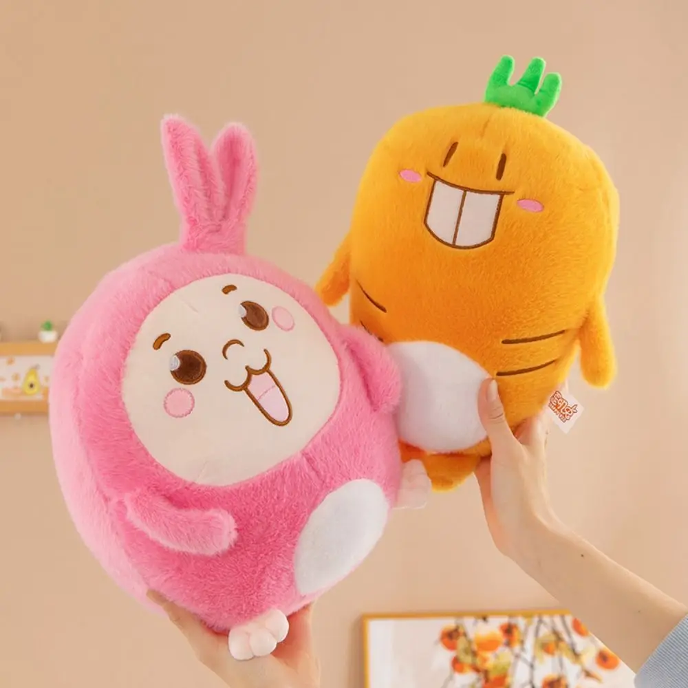 

Милый плюшевый кролик-морж из ПП-хлопка в виде моркови, мультяшный, для домашнего декора