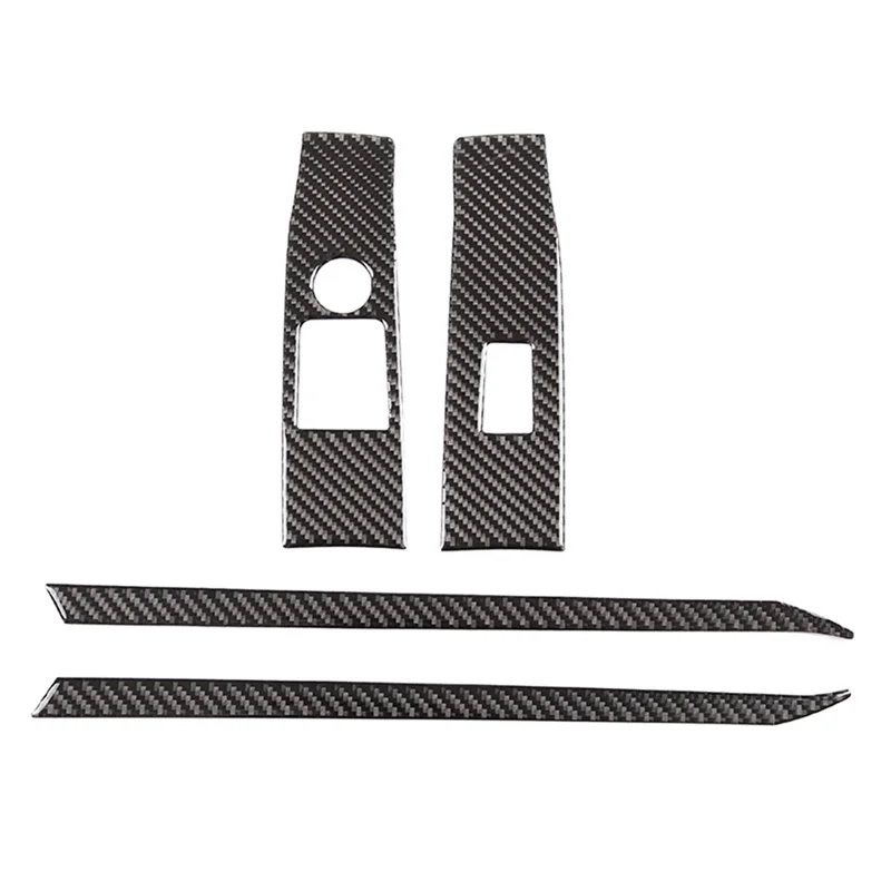 

AX48-For Toyota Supra GR A90 2019-2023 Soft Carbon Fiber Car Door Armrest Window Switch Panel Sticker Trim Accessories