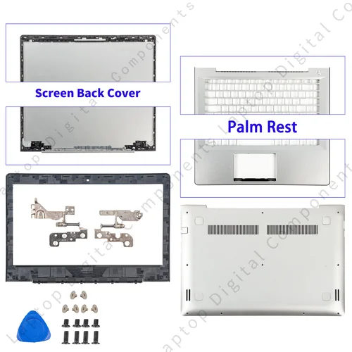 Imagen 1 del producto Carcasa nueva para Lenovo S41-70 S41-75 S41-35 U41-70 300s-14 500s-14 i2000 LCD cubierta trasera cubierta frontal bisel Palmrest caja inferior