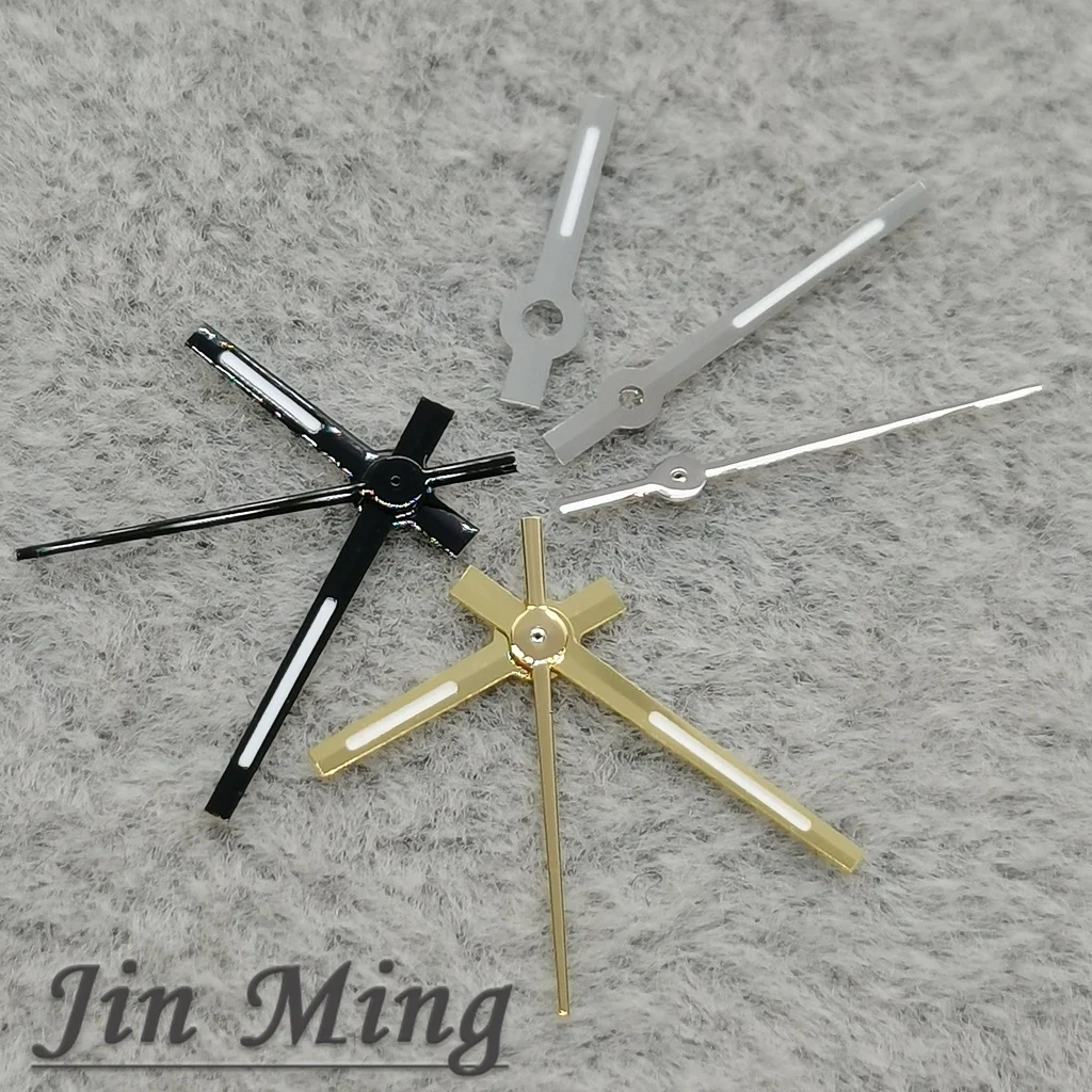 High-Quality Luminous C3 Watch Hands 10mmx10mmx6.5mm Silver Black Gold Rose Gold Compatible with NH05 NH06 Movement Watches