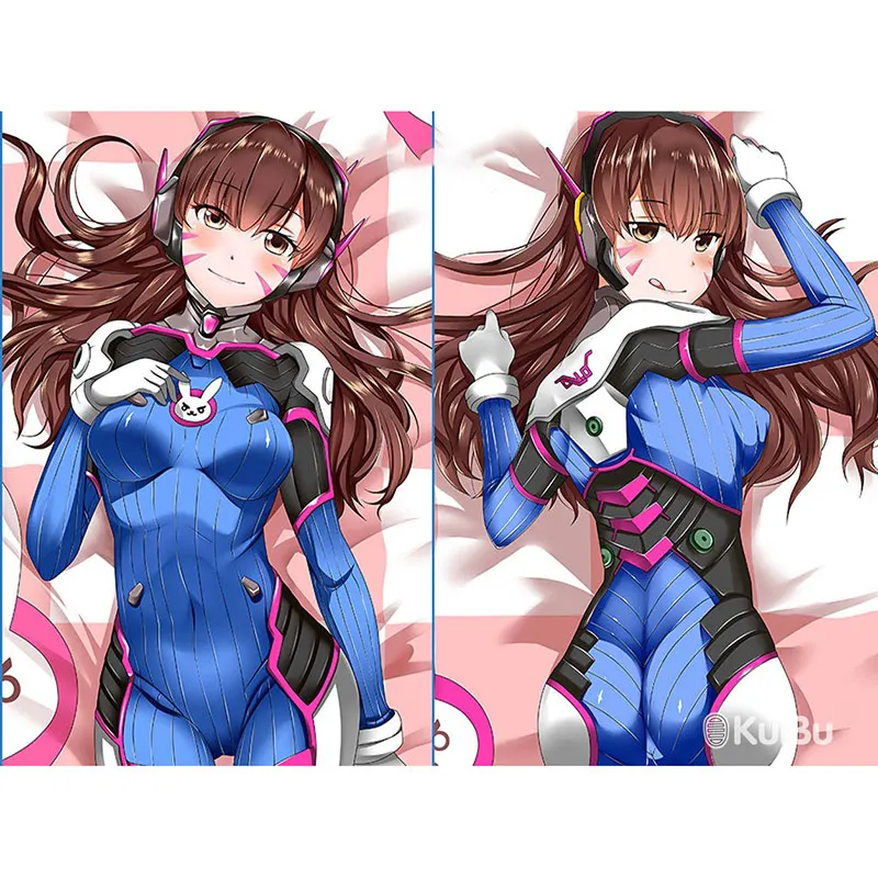 Half Body Dakimakura Pillowcase 60x40cm Opened Bottom Design