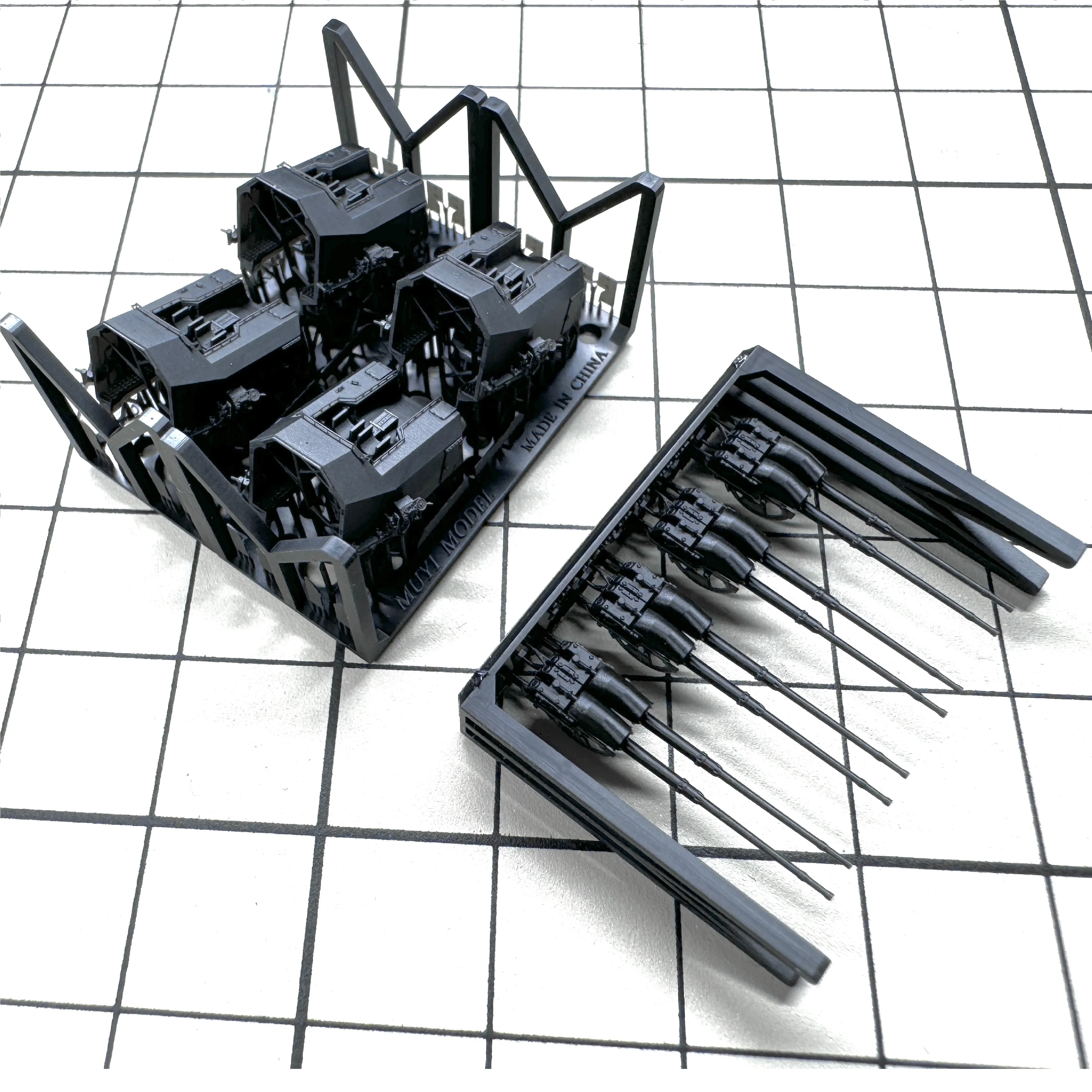 MUYI MODELO STUDIO Kit de impressão 3D 1/350 G350002 KRIEGSMARINE105MM SK C/33 PUNAS