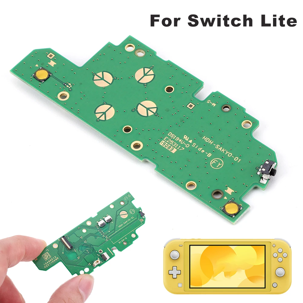 L ด้านข้างแผงวงจรหลักด้านซ้ายจอยควบคุมเกมเมนบอร์ดแผงปุ่ม L สำหรับ Nintendo SWITCH Lite