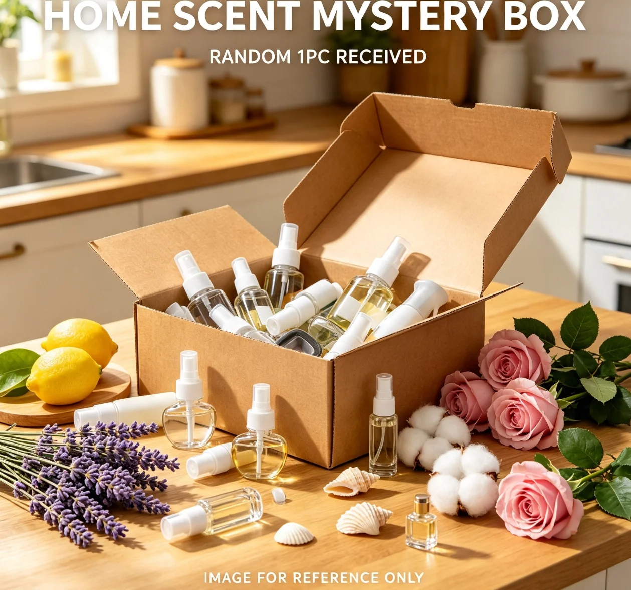 Assorted Air Freshener Mystery Blind Box Random Selection, Room Mist Spray, Scent Oil Refills, Car Air Freshener Clips For Indoor & Automotive Use