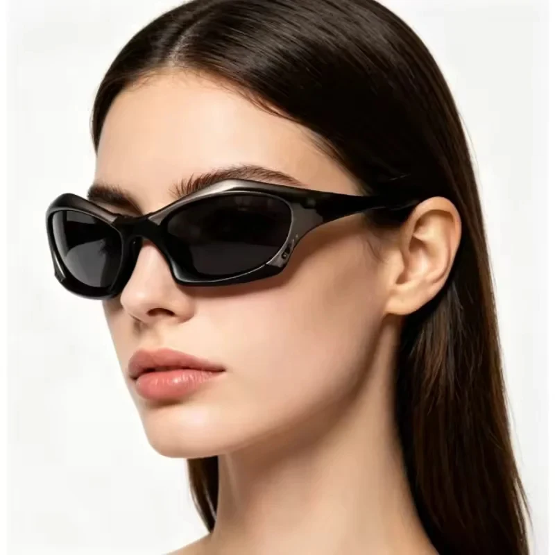 

Retro Metal Frame Polarized Sunglasses UV400 for Driving Cycling Running Fishing Road Bicycle Glasses Unisex Y2K