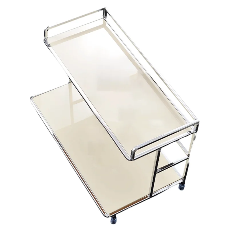 

【ПРЕС-ПРЕП!】Металлическая настольная многослойная полка для хранения косметики для выпечки, двухслойная настольная полка для хранения ванной комнаты для гостиной