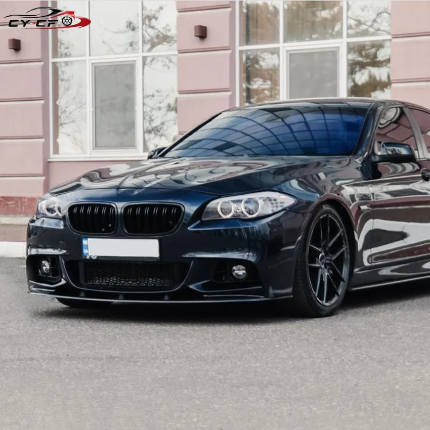 Car Front Bumper Lip Splitter For BMW 5 Series F10 F11 520 523 525 535 530 M Sport 2011-2017 Front Bumper Canard Lip Body Kit