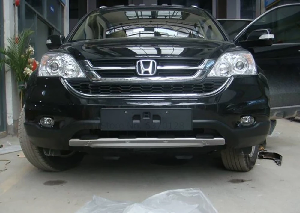 

For Honda CRV CR-V 2007 2008 2009 2010 2011 Aluminum Alloy Front and Rear Bumper Protector Skid Plate Bumper Cover