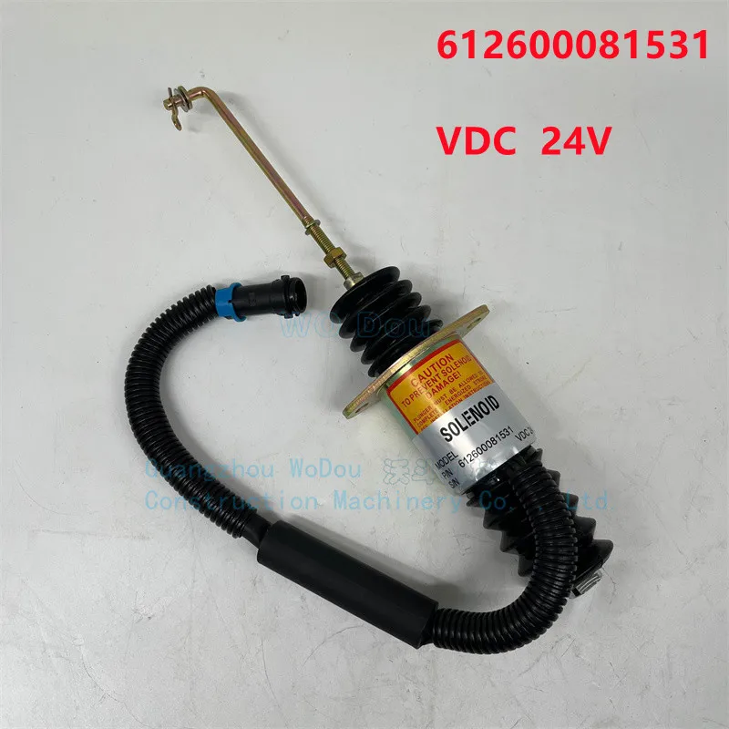 

Marine engine WD615 shutdown solenoid valve 612600081531 shutdown shutdown shutdown switch oil cut-off solenoid