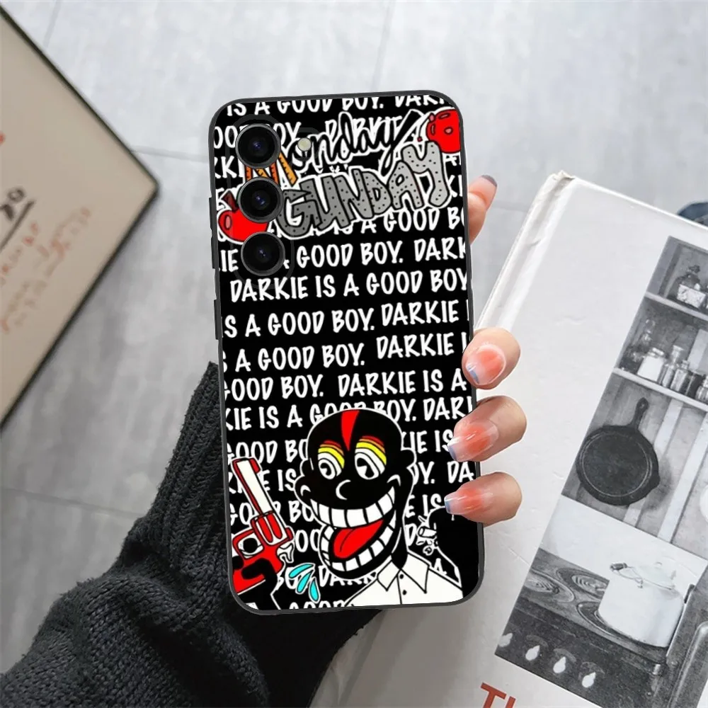 Lil D-Darkie Where Is Darkie Phone Case For Samsung Galaxy A13,21s,22,31,32,52,53,71,80,91 Black Soft Cover image 3