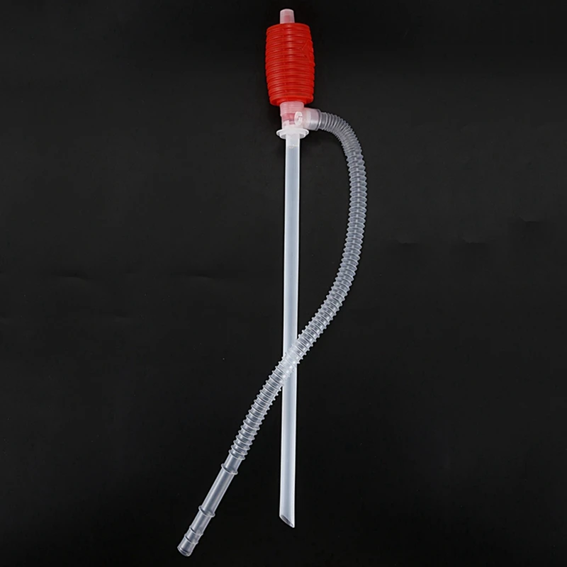 Manual Hand Siphon Syphon Oil Water Petrol crude oil engine Fuel Liquid Transfer Pump Pipe