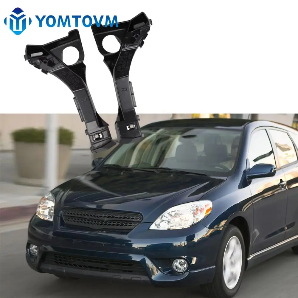 1 Pair Car Front Bumper Bracket Retainer Beam Mount Support For Toyota Matrix 2003 2004 2005 2006 2007 2008 5211602070