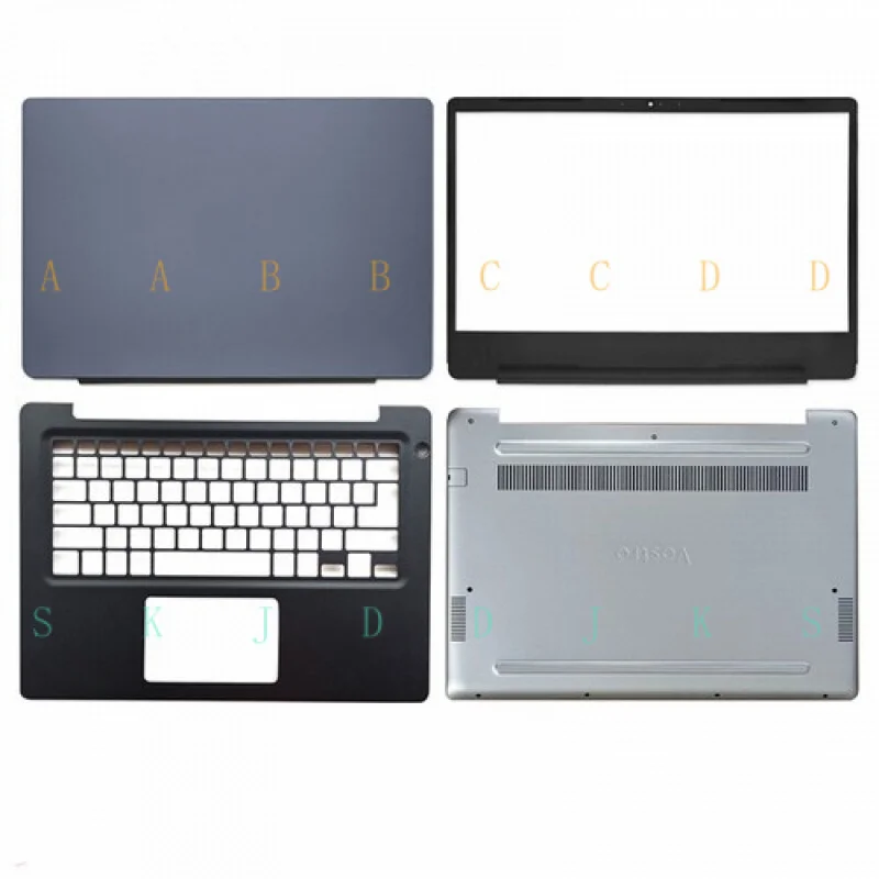 

Задняя крышка ЖК-дисплея, передняя рамка, подставка для рук для ноутбука Dell Vostro 14 5481 V5481 02DYXK