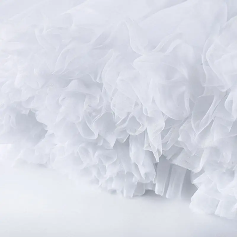 Lolita Cosplay Nupcial Crinoline Saia, Underskirt Senhoras para Festa, Branco Ballet Dance