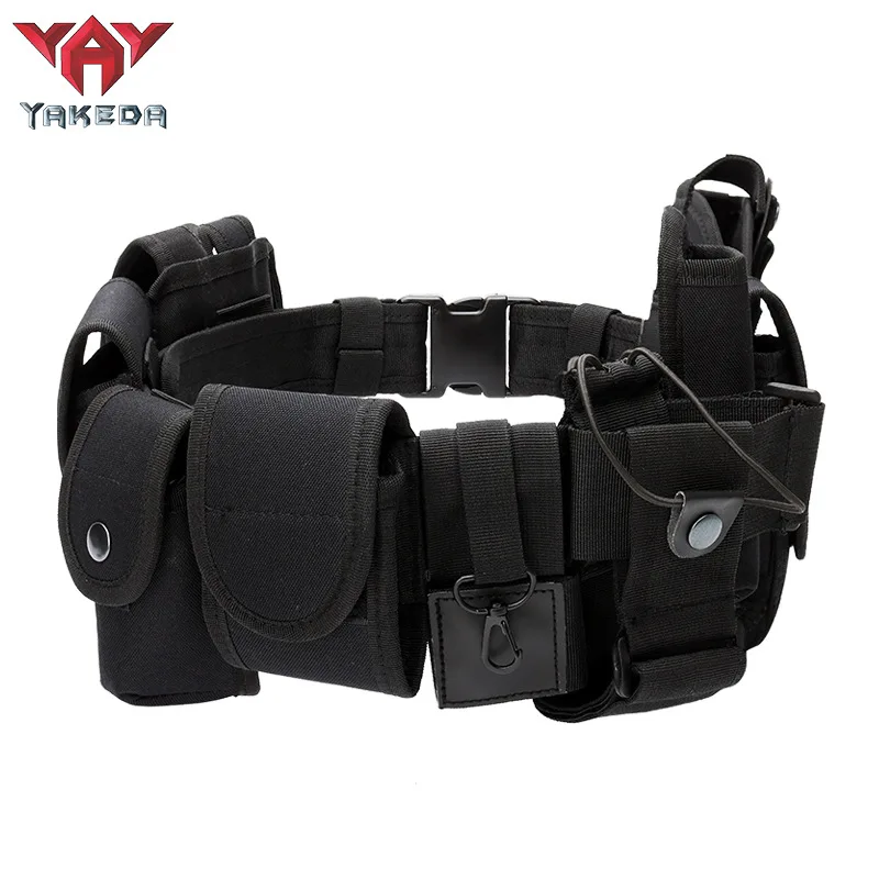 

YakedaPattern MOLLE Tactical Belt Set Multifunctional Combination Patrol Belt Outdoor CS Equipment Tactical Waistband Waist Seal