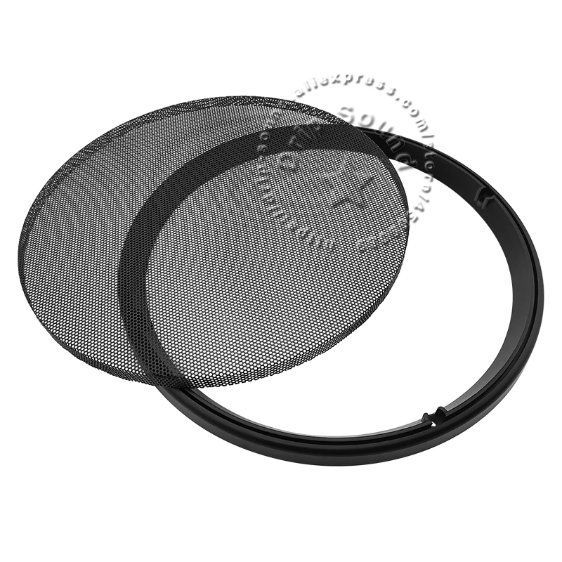 Para altavoz de Audio de coche grueso de 10 pulgadas y 267mm, cubierta de red de conversión, protección de rejilla de malla metálica circular decorativa