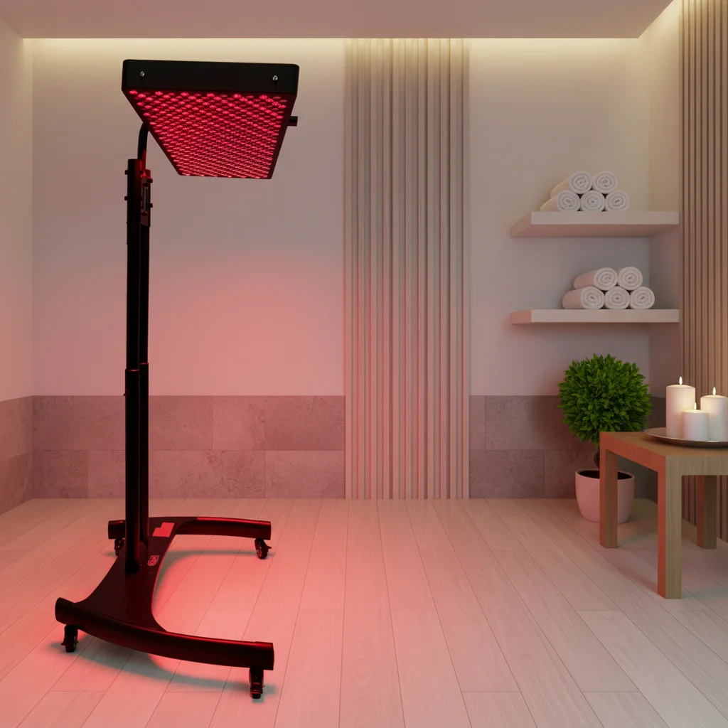 REDSKY 660nm 850nm Large Red Light Therapy Device Full Body Near Infrared Red LED Light Therapy Panel with Horizontal Stand
