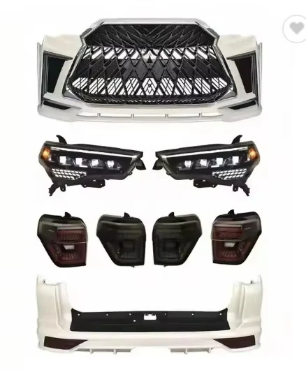 

Car Body Kit Include Front and Rear Car Bumper Assembly With Grille,headlights for 4 Runner 4X4 to Lexus Style Car Bumper