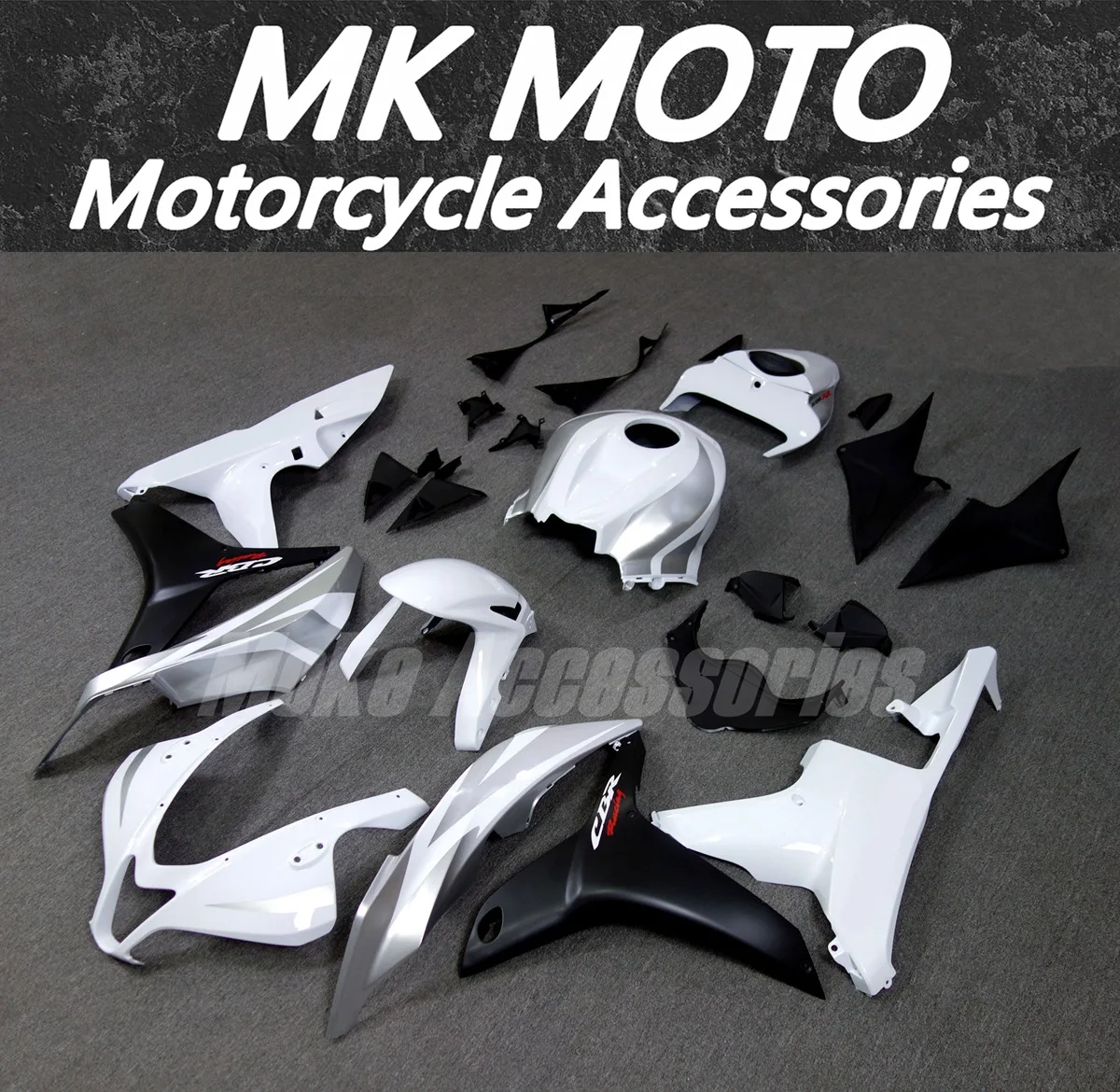 

Motorcycle Fairings Kit Fit FOR CBR600RR 2007-2008 Bodywork set High quality Abs injection White Silver Black