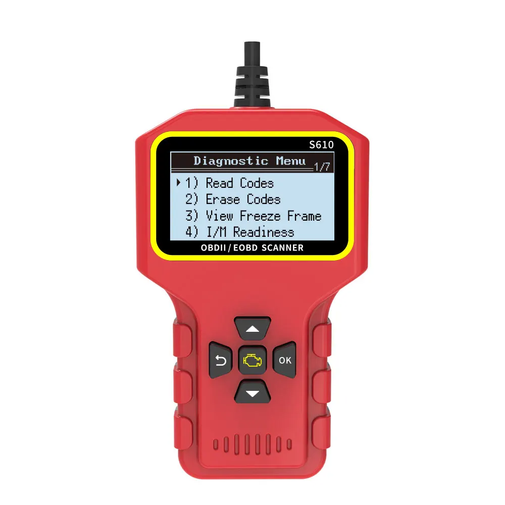 

STLF ZJW Advanced Scan S610 Hand Held ELM 327 II 12V Code Reader Universal Diagnostic Tools 2 Handheld Plug and Play C