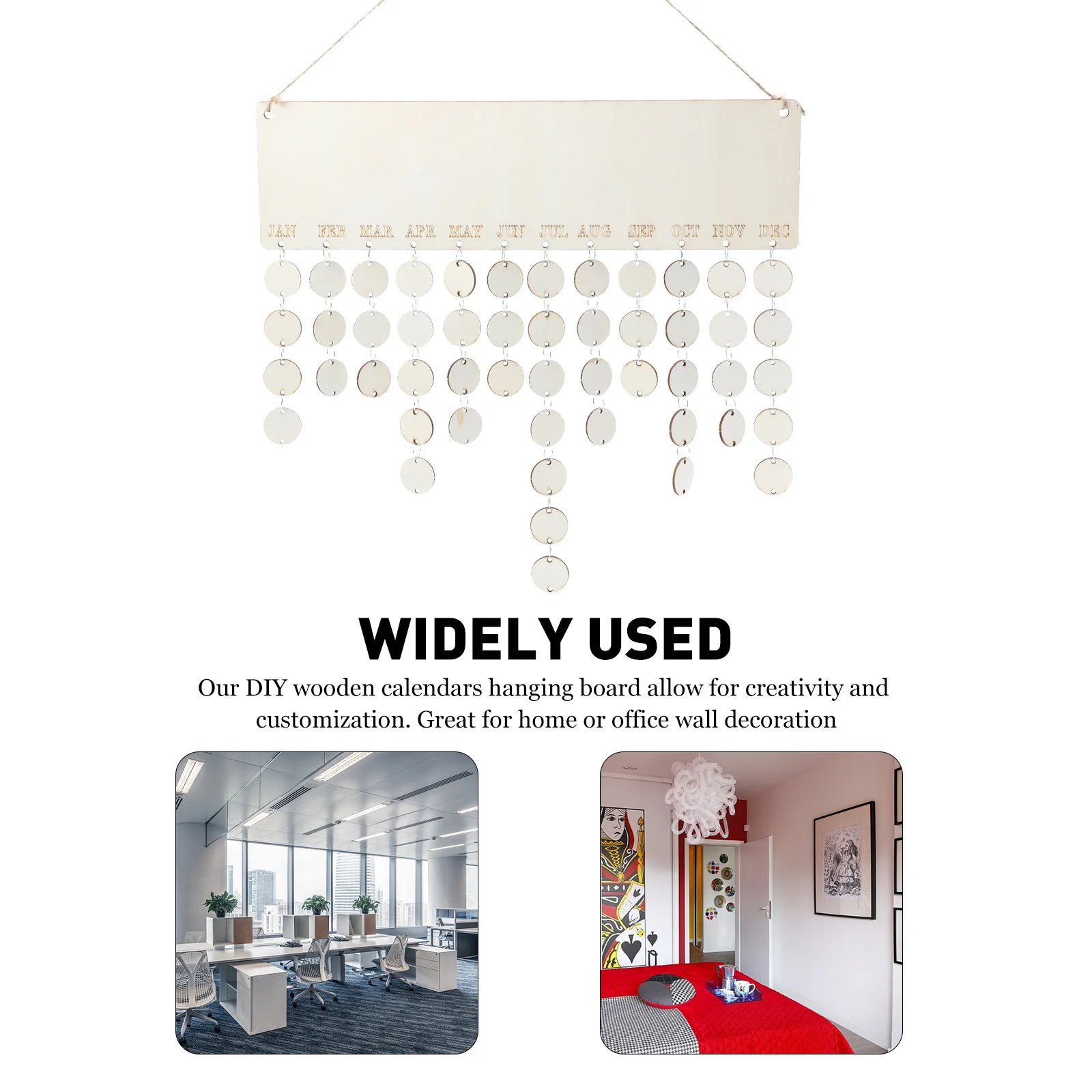 1 комплект, деревянный календарь на день рождения, подвеска «сделай сам», доска для напоминания, креативный семейный юбилей, декор для стен на день отца