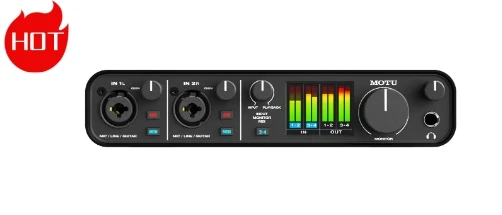 

MOTU M4 4-in / 4-out USB audio interface with studio-quality sound ESS Sabre32 Ultra™ DAC technology for superb analog sound