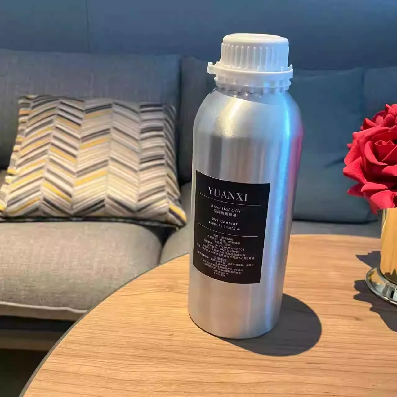 1000ml Hotel Scent Aromatherapy Essential Oil - Bulk Home Fragrance Refill, Air Freshener for Aroma Diffuser