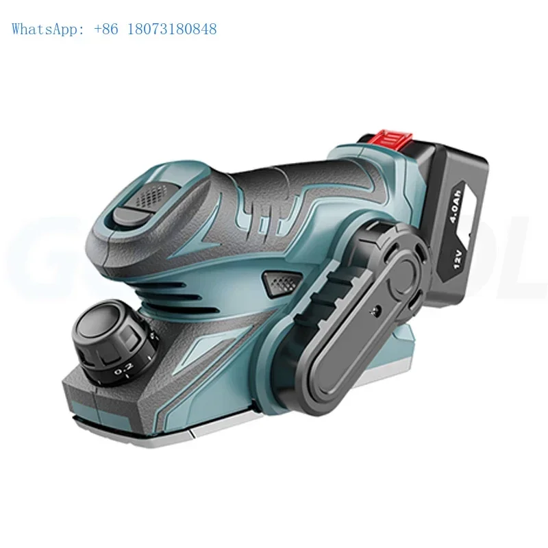 

12V 50HZ Mini Woodworking Electric Planer Handheld Electric Push Planer Household Wood Battery Planer Portable Electric Router