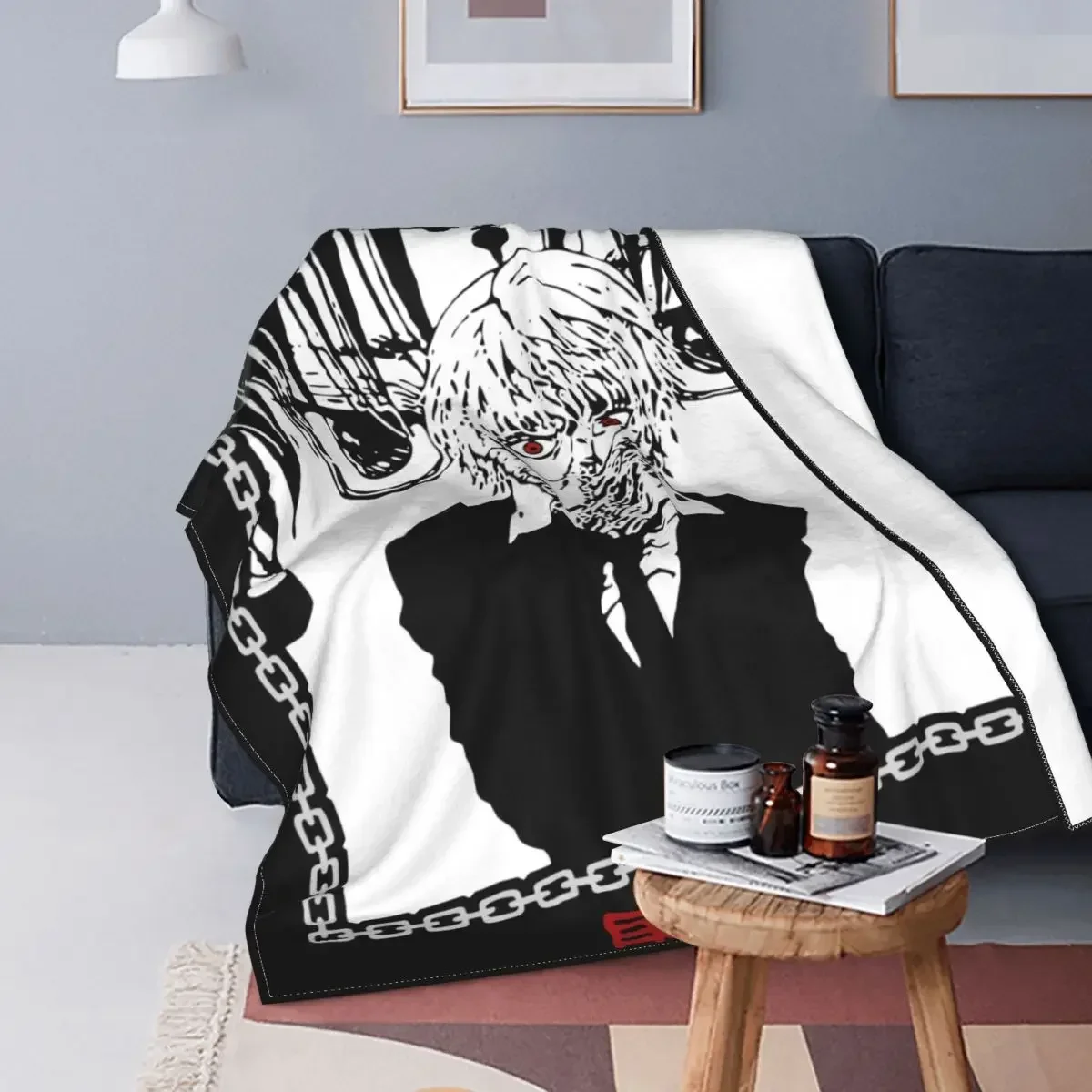 Hunter X Hunter Vengeance Anime Manga Knitted Blankets Fuzzy Throw Blankets Bedroom Sofa Portable Soft Warm Bedspread