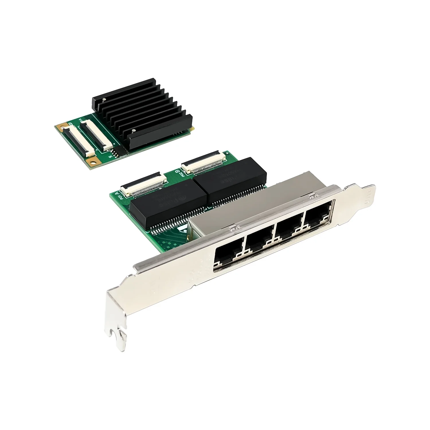 SUNWEIT ST7423 MiniPCIE I350 Quad — 1G медный сетевой промышленный сервер Ethernet