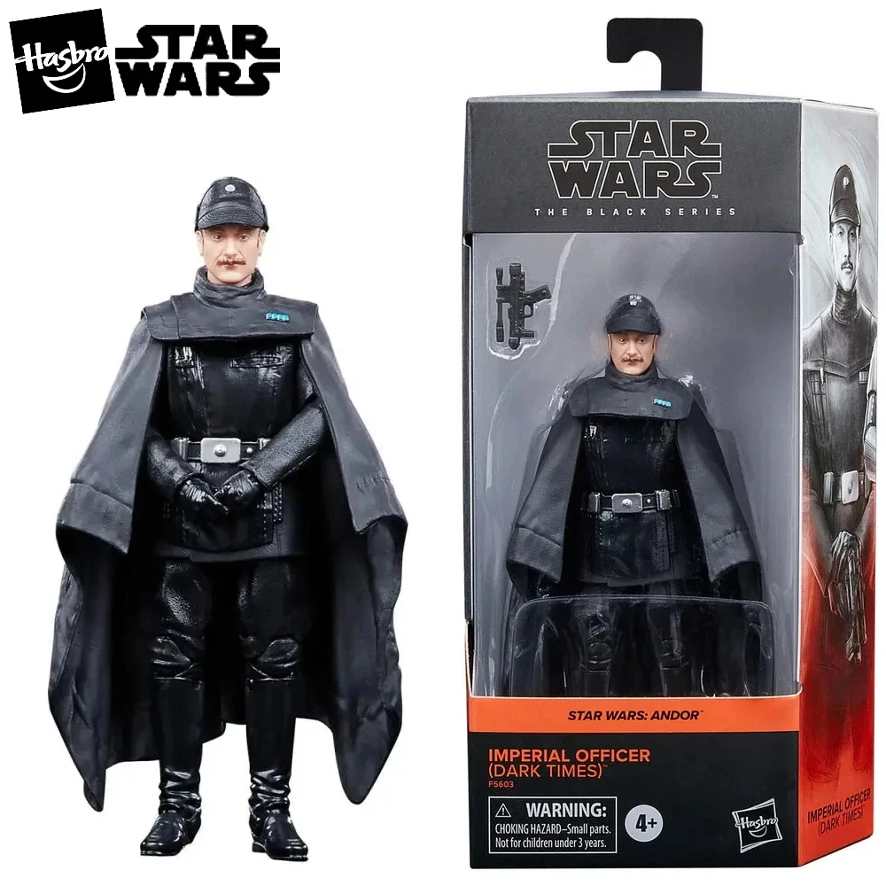 In-Stock Original Hasbro The Black Series Imperial Officer (Star Wars: Andor) Collectible 15cm Anime Action Figure Model Toys