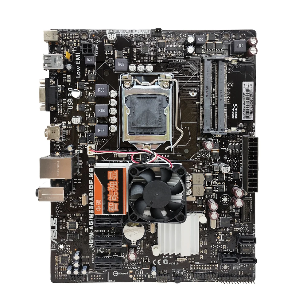 ASUS H61M-AG/M33AAG Motherboard Support i5-2500K 3570K i7-3770K 2600 i3-3250T 2100 CPU DDR3 1066MHz LGA1155 H61 Mainboard