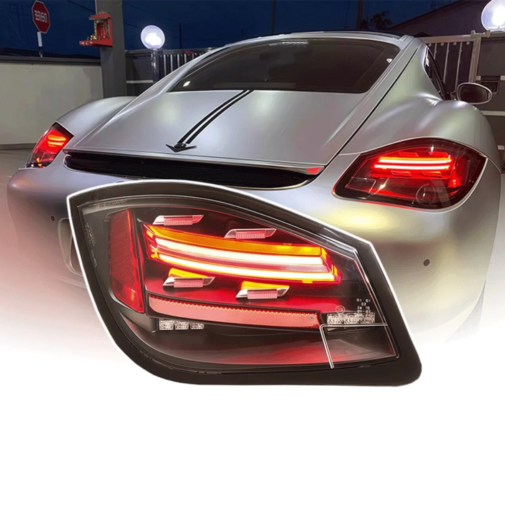 

Светодиодный задний фонарь для Porsche Cayman Boxster 987.2 09-12, модифицированный, с функциями стоп-сигнала, ходовых огней, заднего хода и указателей поворота.