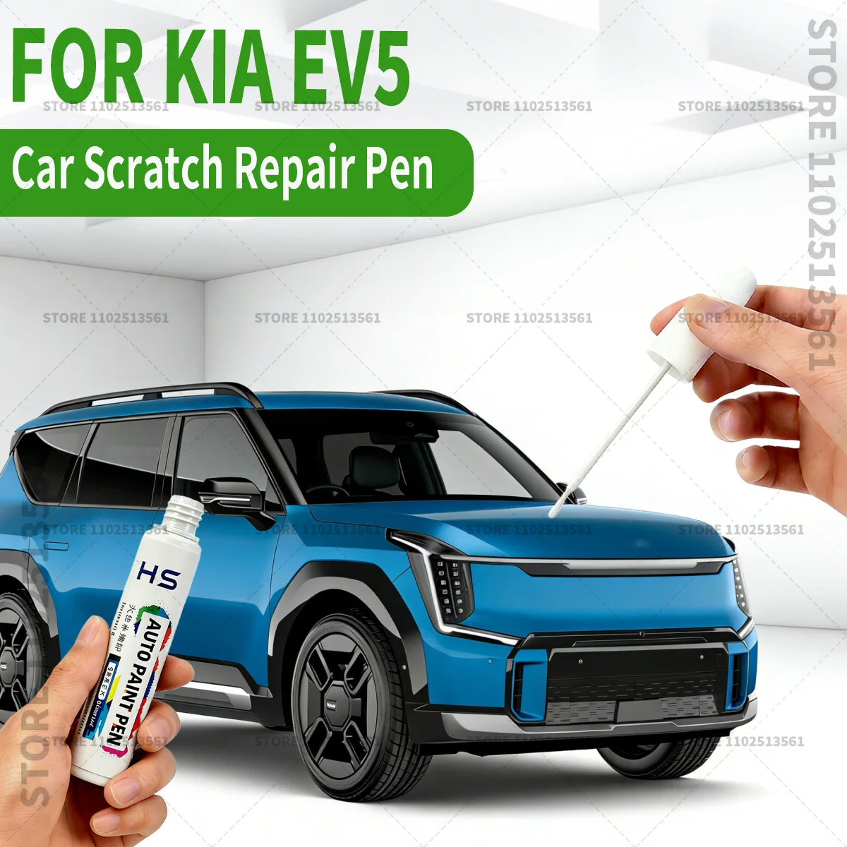 

Ручка-корректор для ремонта лакокрасочного покрытия Kia EV5, средство для удаления царапин, аксессуары для авто, цвета: зеленый, синий, серый, серебристый, белый, черный, вишневый