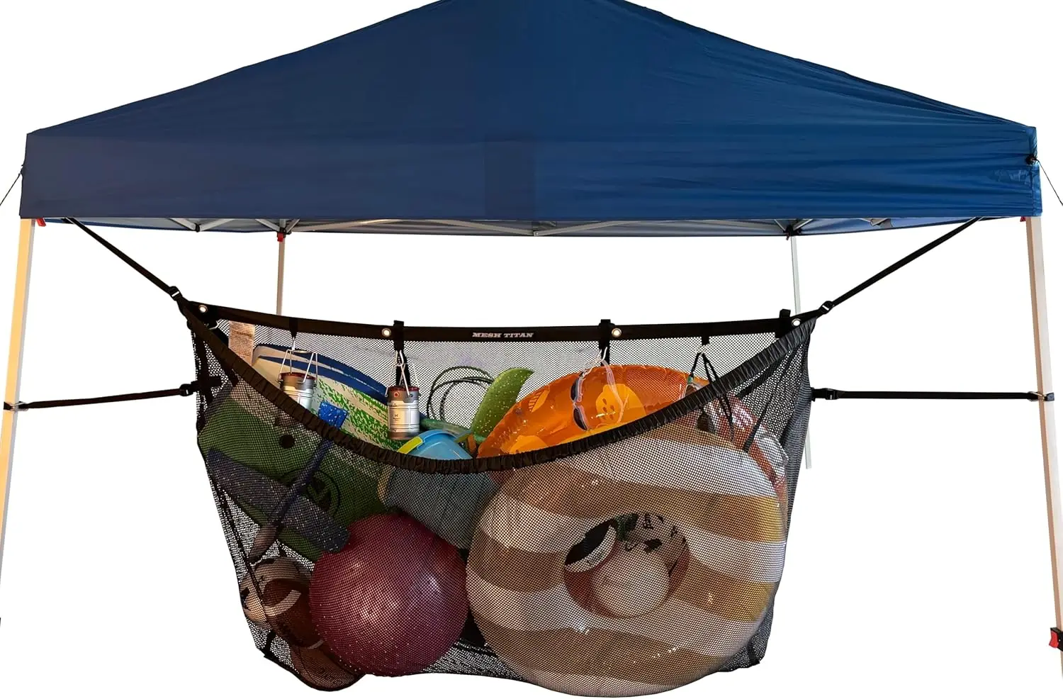 

Meshtitan Heavy-Duty Camp/Tent Storage Bag - Floats, Toys, Sleeping Bag Organizer For Gazebos, Canopy Tents, Tree Hanging,